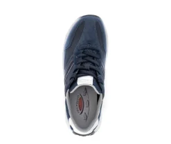 Lage sneaker blauw