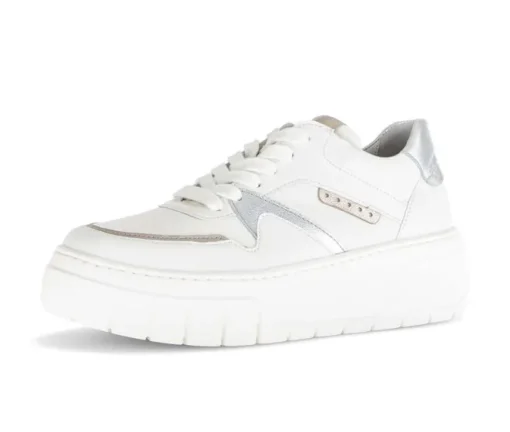 Lage sneaker crème