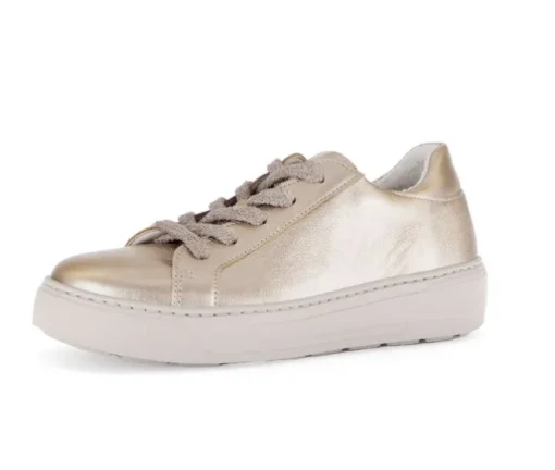 Lage sneaker goud