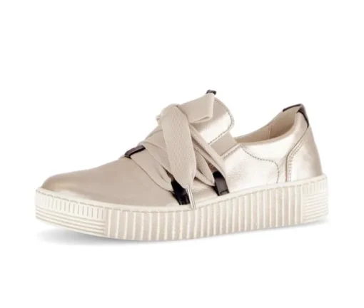 Lage sneaker goud