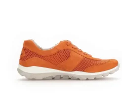 Lage sneaker oranje