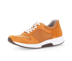 Lage sneaker oranje