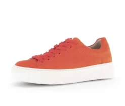 Lage sneaker oranje