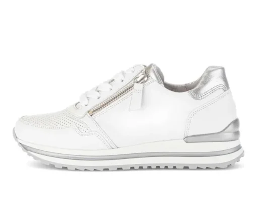 Lage sneaker wit