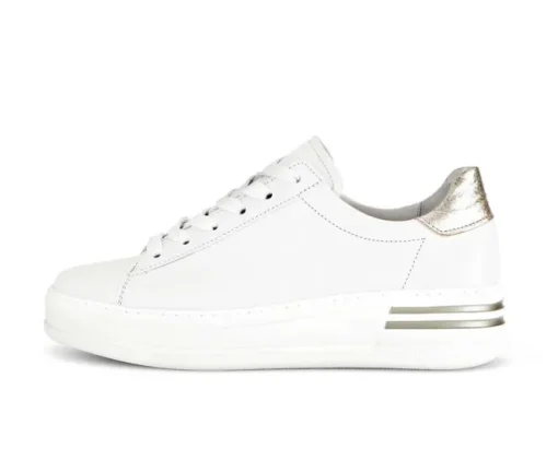 Lage sneaker wit