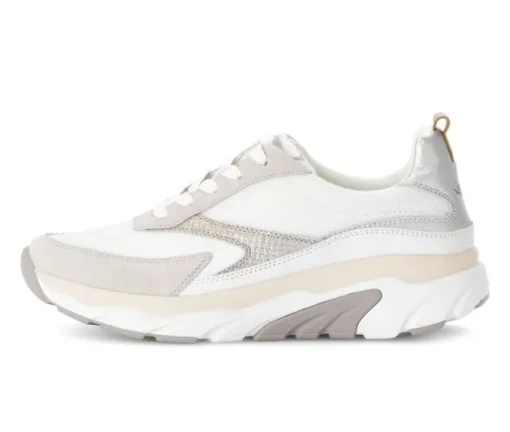 Lage sneaker wit