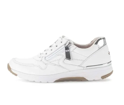 Lage sneaker wit