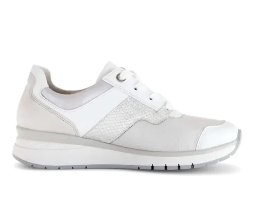Lage sneaker wit
