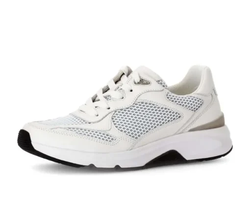 Lage sneaker wit