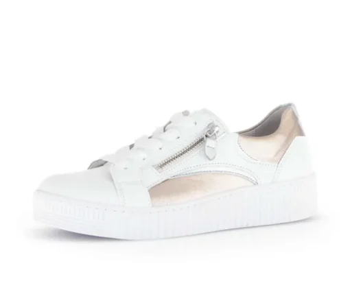 Lage sneaker wit