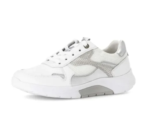 Lage sneaker wit
