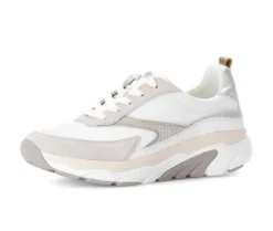 Lage sneaker wit