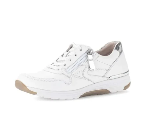 Lage sneaker wit