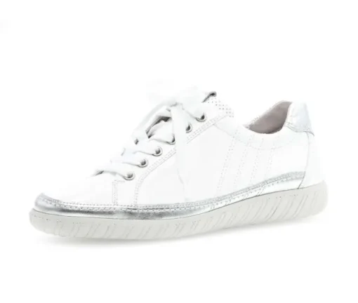 Lage sneaker wit