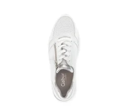 Lage sneaker wit