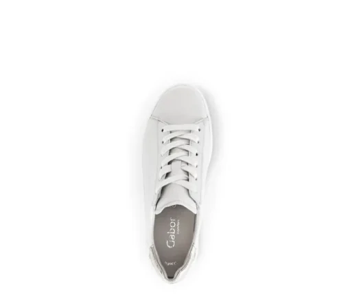 Lage sneaker wit