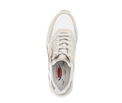 Lage sneaker wit