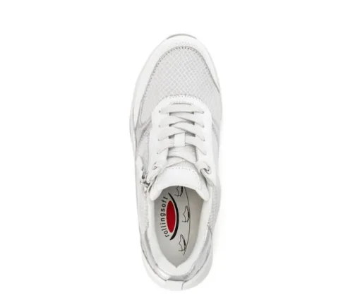 Lage sneaker wit