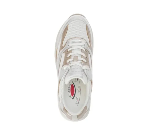 Lage sneaker wit