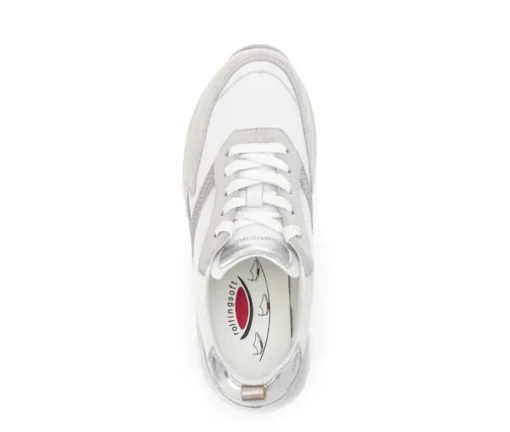 Lage sneaker wit