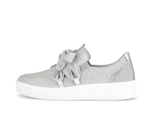 Lage sneaker zilver