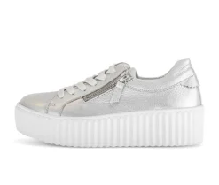 Lage sneaker zilver