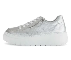 Lage sneaker zilver