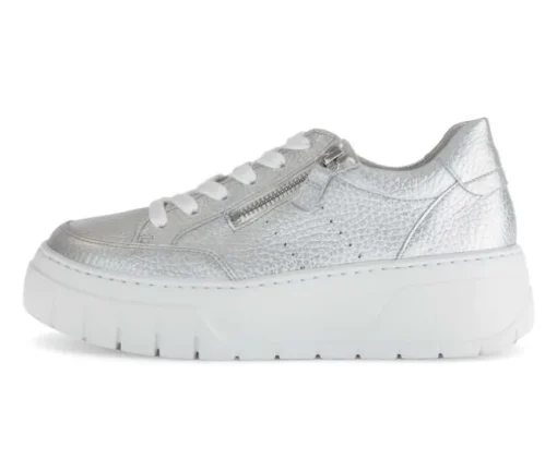 Lage sneaker zilver