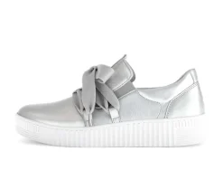 Lage sneaker zilver