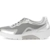 Lage sneaker zilver