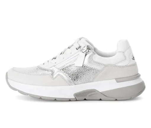 Lage sneaker zilver