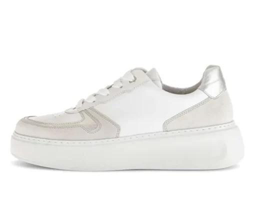 Lage sneaker zilver