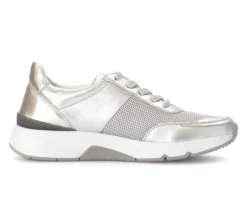 Lage sneaker zilver