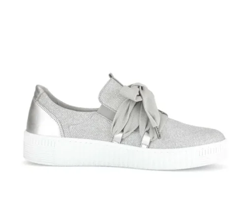 Lage sneaker zilver