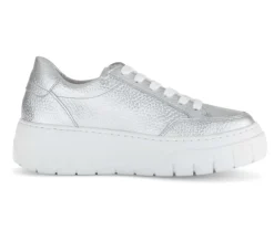 Lage sneaker zilver