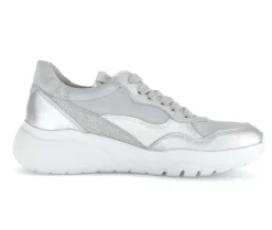 Lage sneaker zilver
