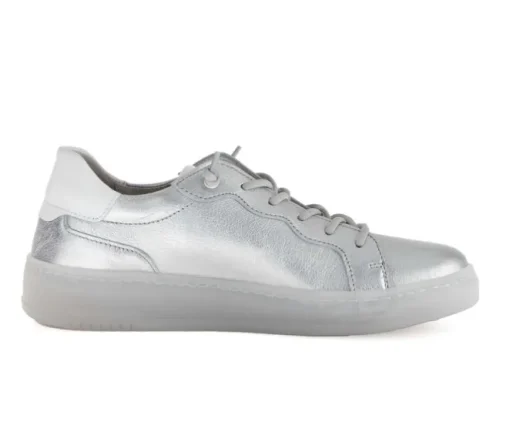 Lage sneaker zilver