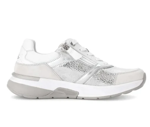 Lage sneaker zilver