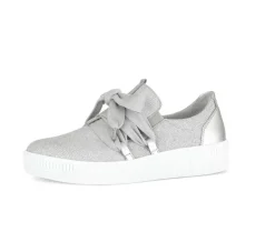 Lage sneaker zilver
