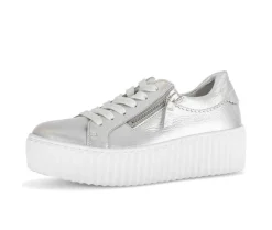Lage sneaker zilver