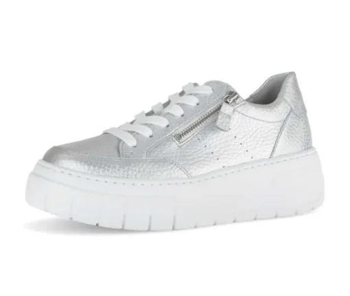Lage sneaker zilver