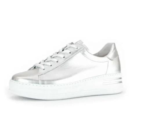 Lage sneaker zilver