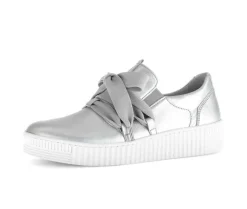 Lage sneaker zilver