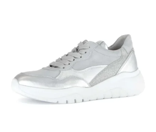 Lage sneaker zilver
