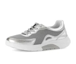 Lage sneaker zilver