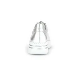 Lage sneaker zilver