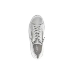 Lage sneaker zilver