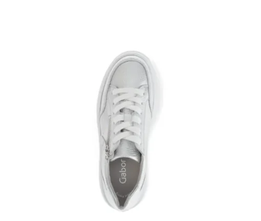 Lage sneaker zilver