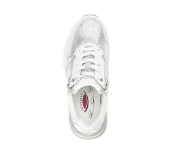 Lage sneaker zilver