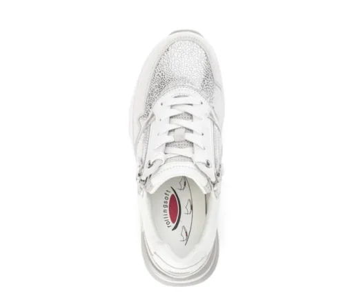 Lage sneaker zilver